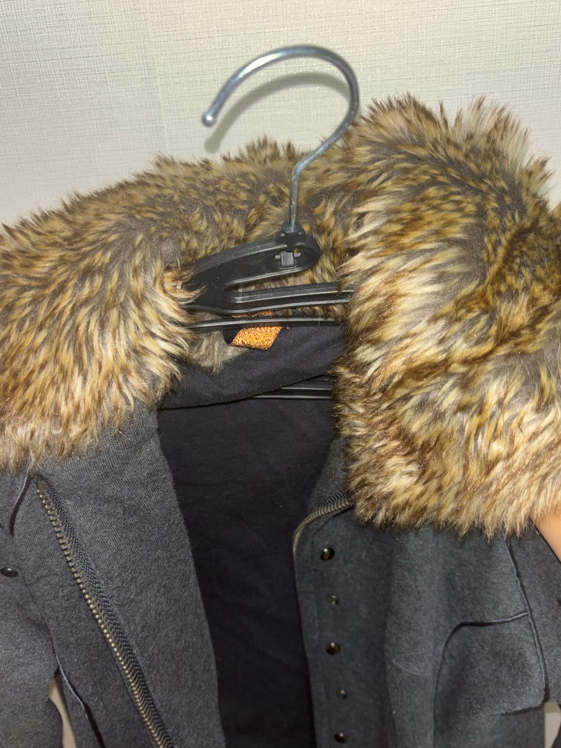 빈티지 보아털 후드집업 상품이미지3