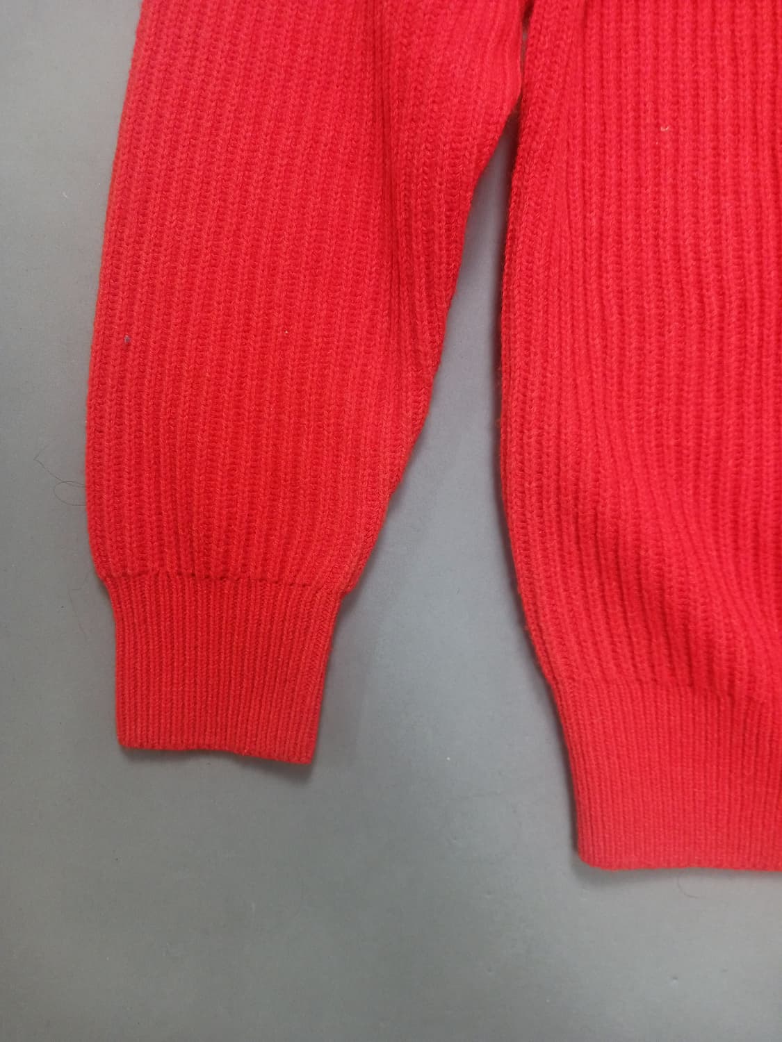 [L] 유니클로 JW앤더슨 립 크루넥 스웨터 오렌지 상품이미지3