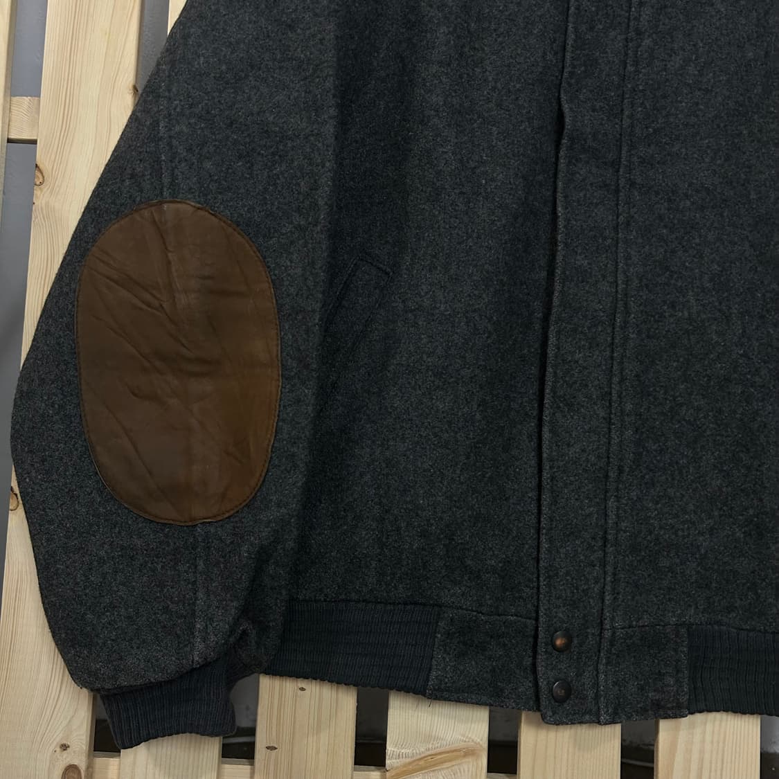 (XL) 80s 에디바우어 울 자켓 상품이미지4