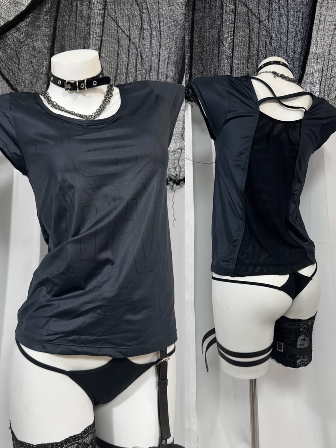 lettering detail t-shirt 상품이미지1