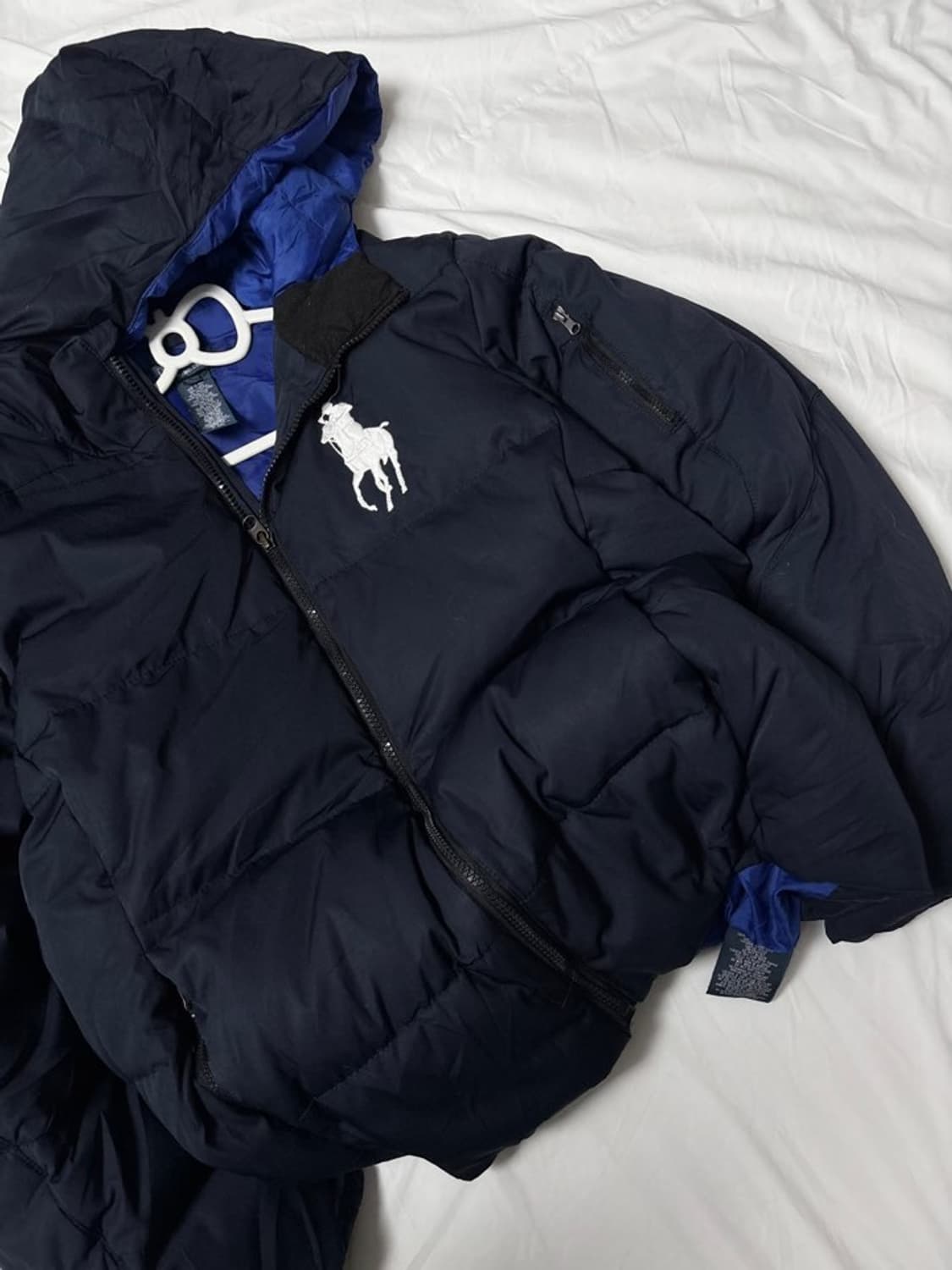폴로 빅포니 네이비 패딩 상품이미지3