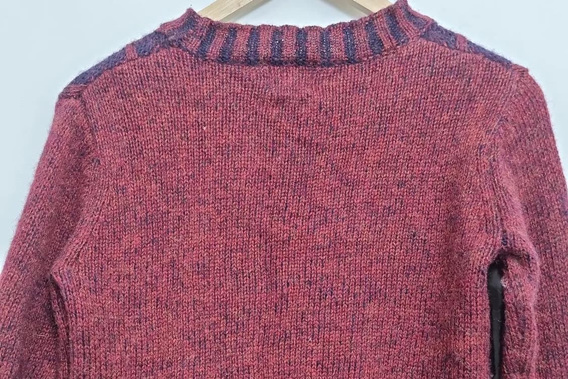 COEN DAILY CLOTHING 빈티지 와인 니트  상품이미지6