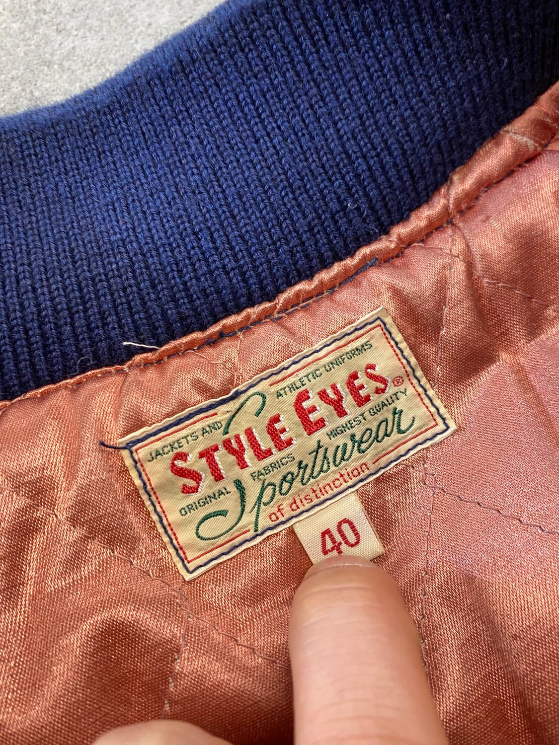 [40] 스타일아이즈 토요엔터프라이즈 울 레더 바시티 자켓 상품이미지7