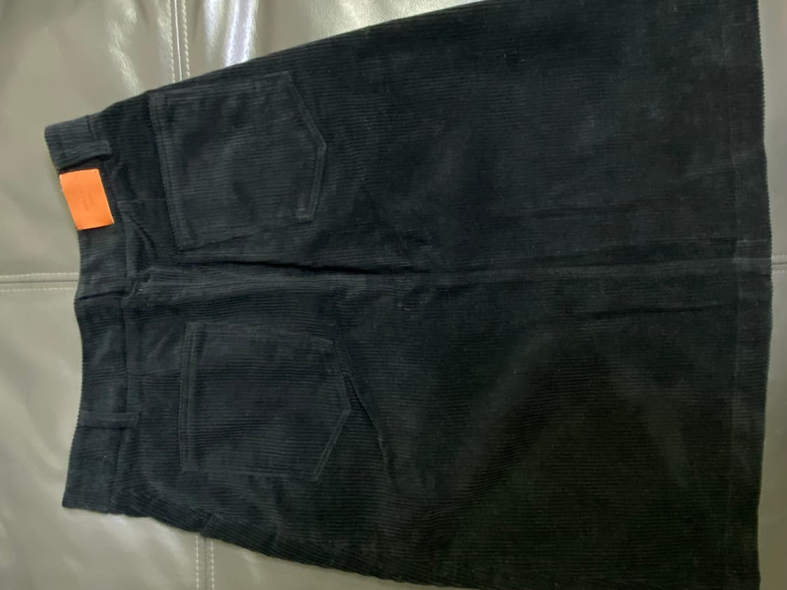 샵엠 코듀로이 미디스커트 M 상품이미지3