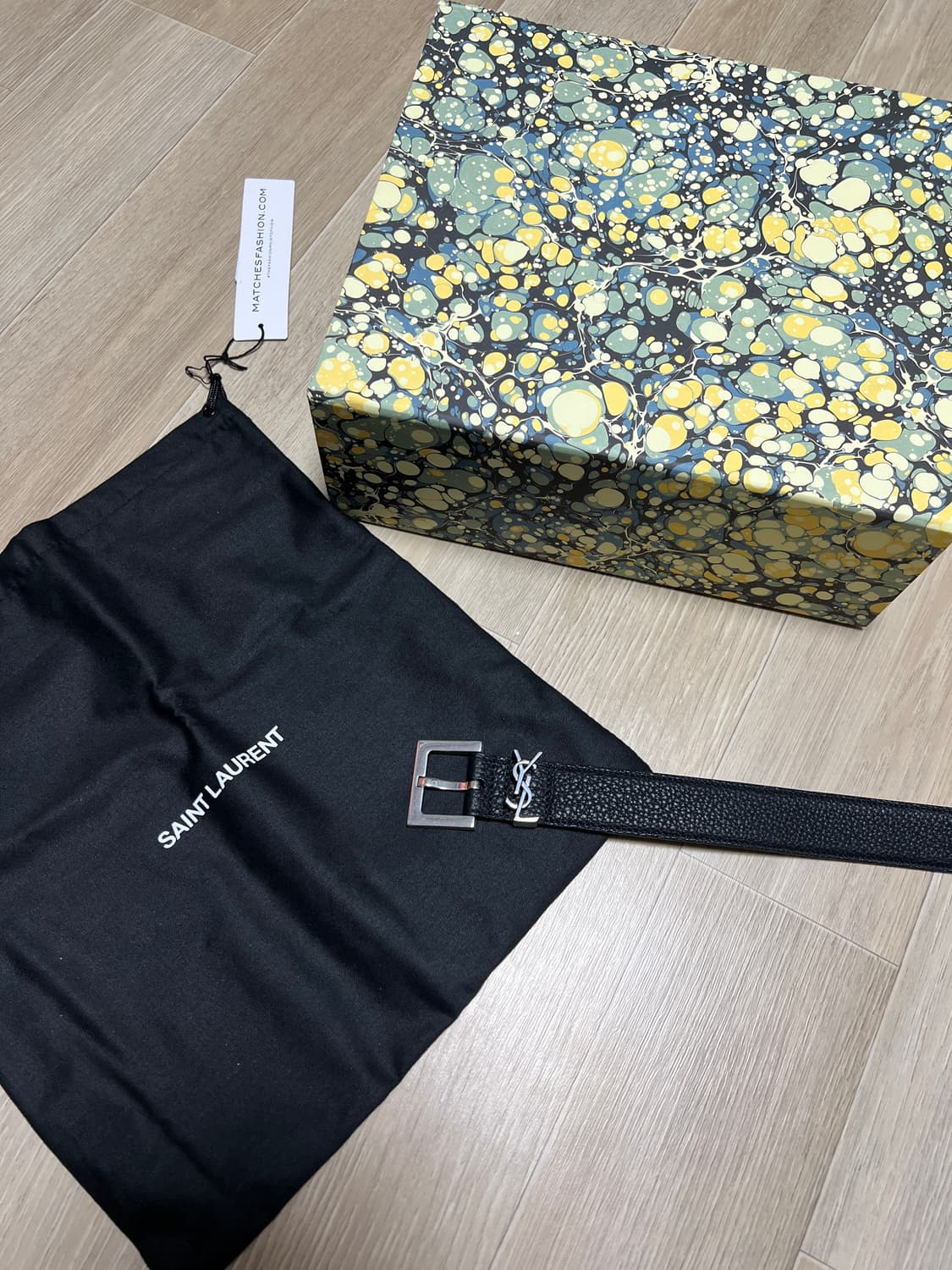 85사이즈 ysl 생로랑 모노그램 벨트 상품이미지8