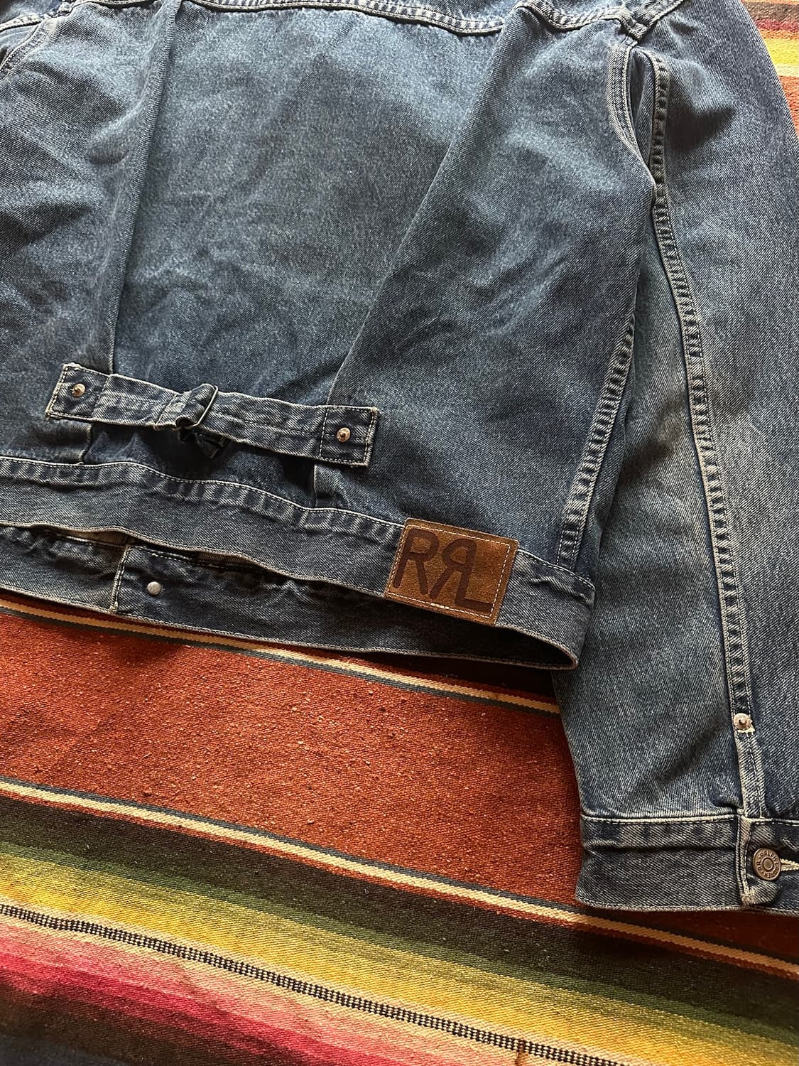 90s USA 빈티지 더블알엘 RRL 2세대 데님 자켓 상품이미지8