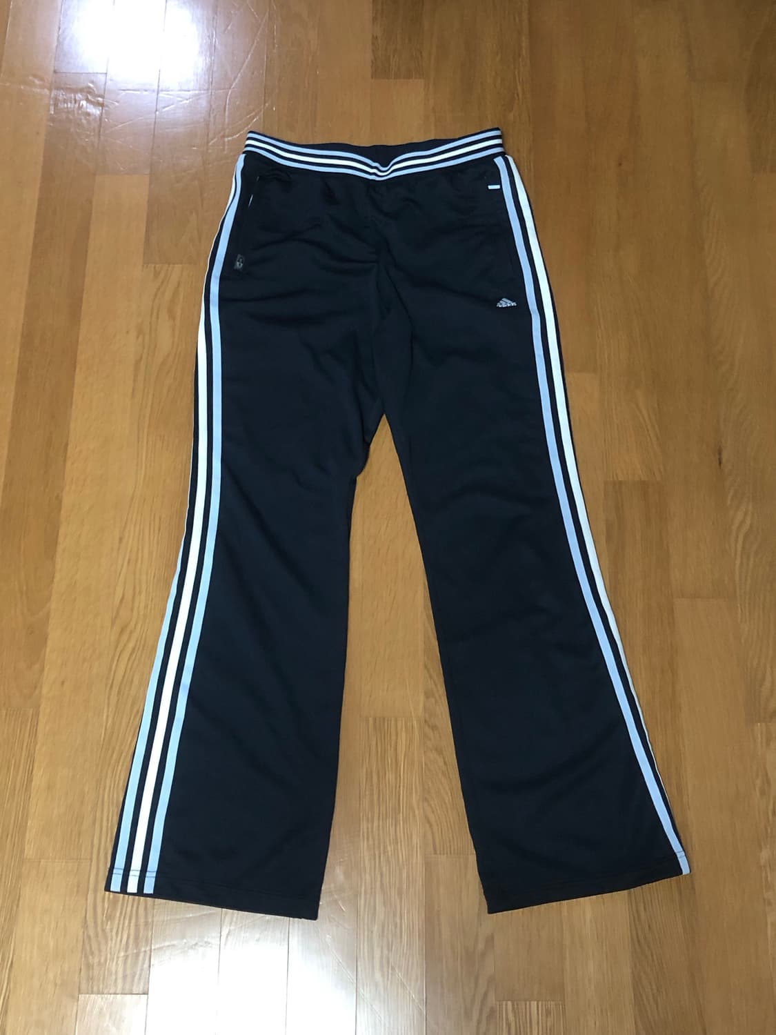 아노깔 아디다스 츄리닝바지 부츠컷 남색 //블루흰색 상품이미지1