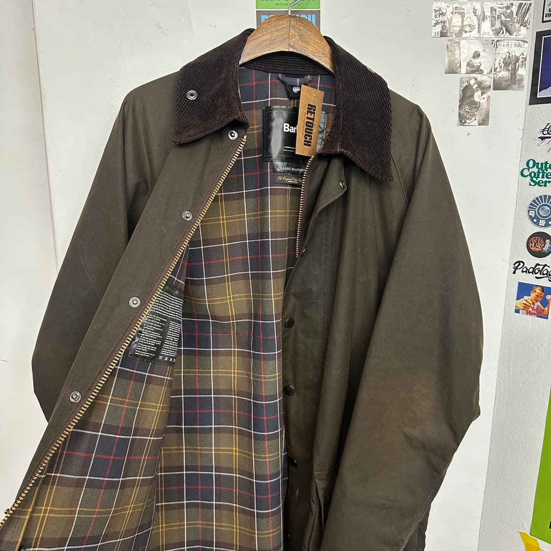 바버 클래식 뷰포트 왁스 자켓 ‘올리브’ 상품이미지5