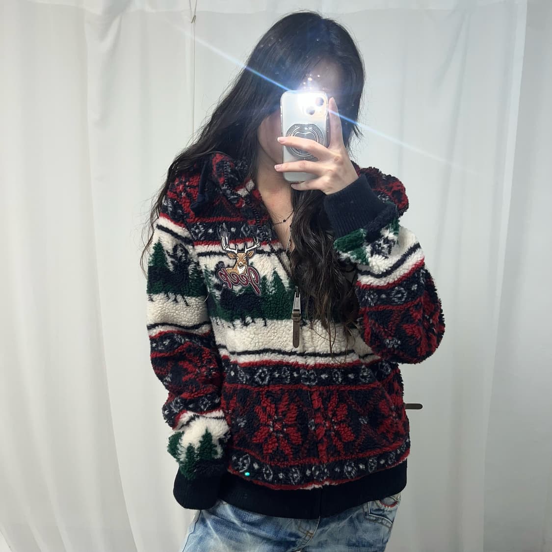 Jeep Nordic Pattern Fleece 상품이미지1