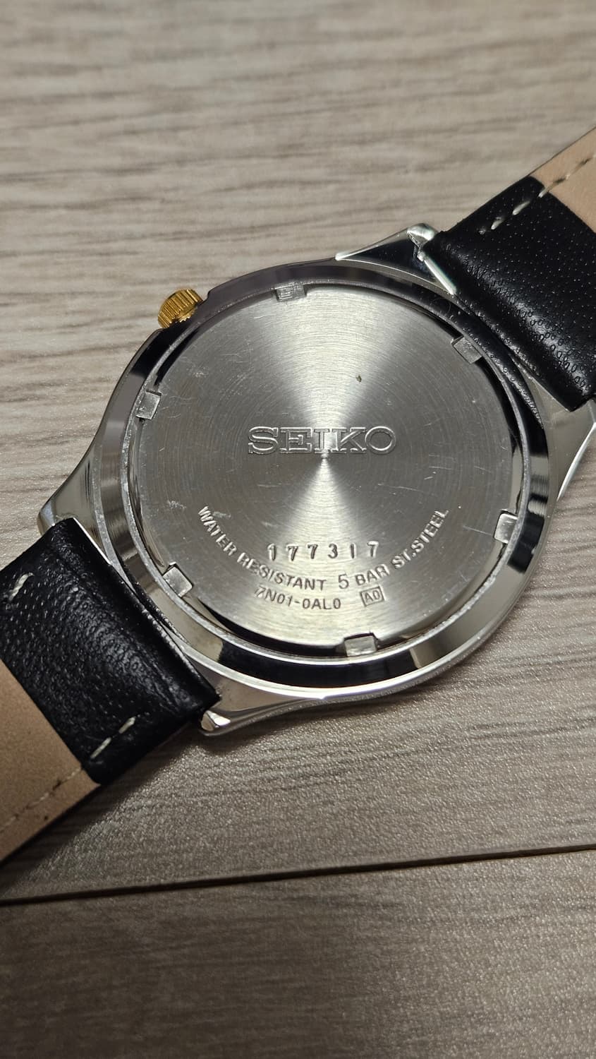 빈티지 세이코 가죽 시계 상품이미지6