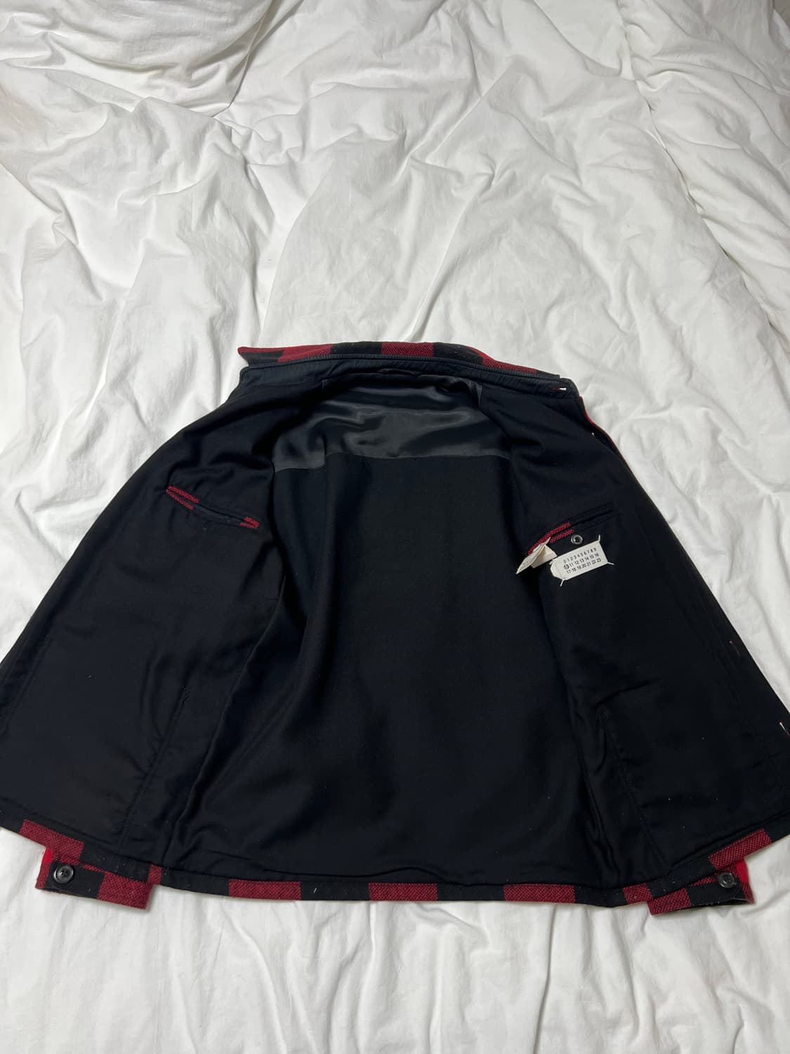 마르지엘라 버팔로 패턴 셔츠형 자켓 입니다. 상품이미지7