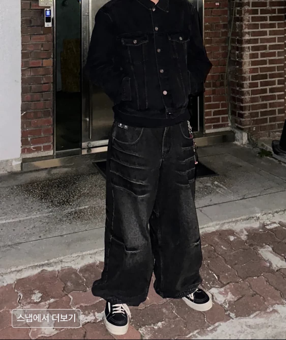 Clawed melted 데님 블랙 상품이미지2