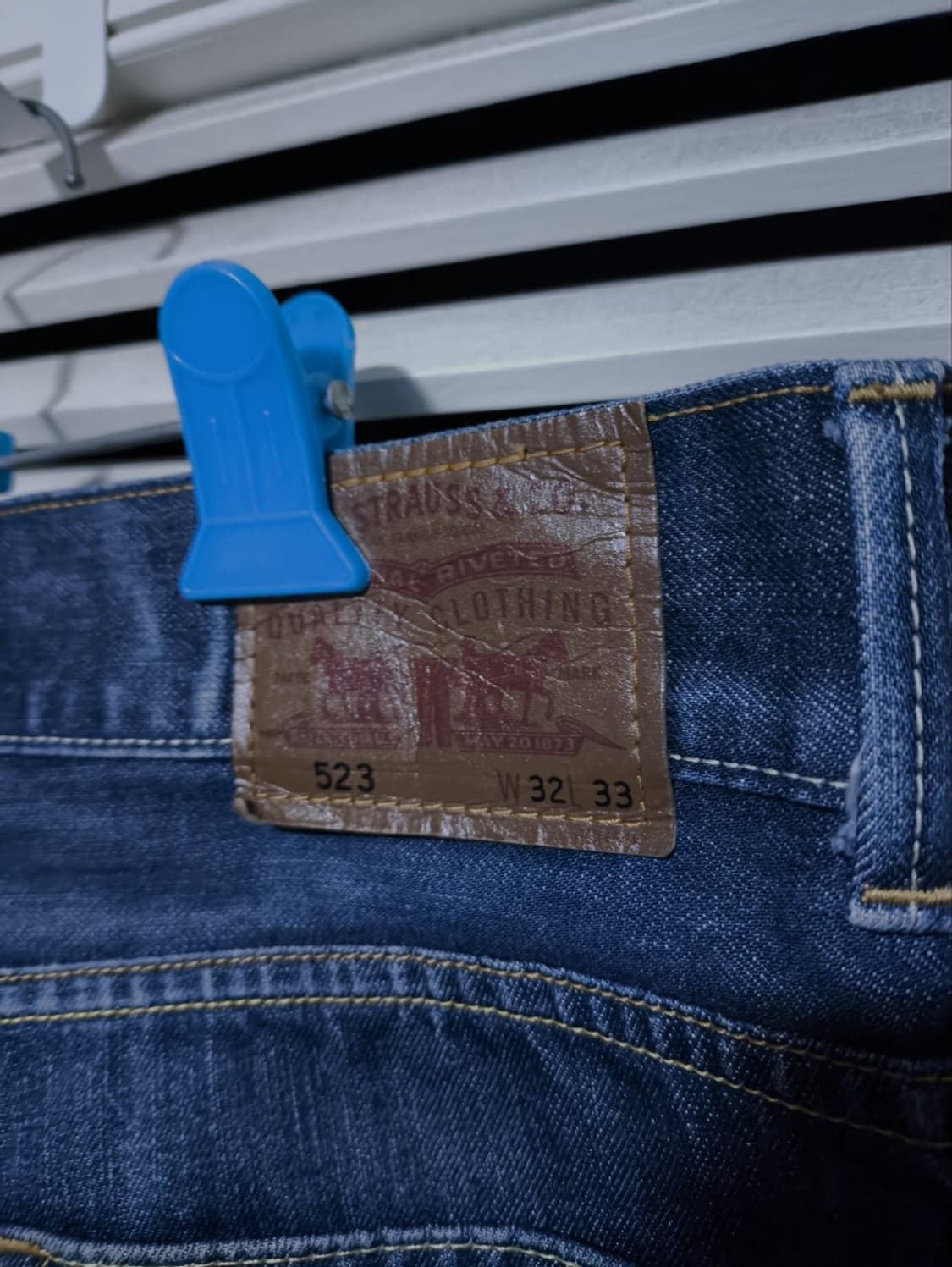 32 리바이스 523 진청 데님 청바지 상품이미지3