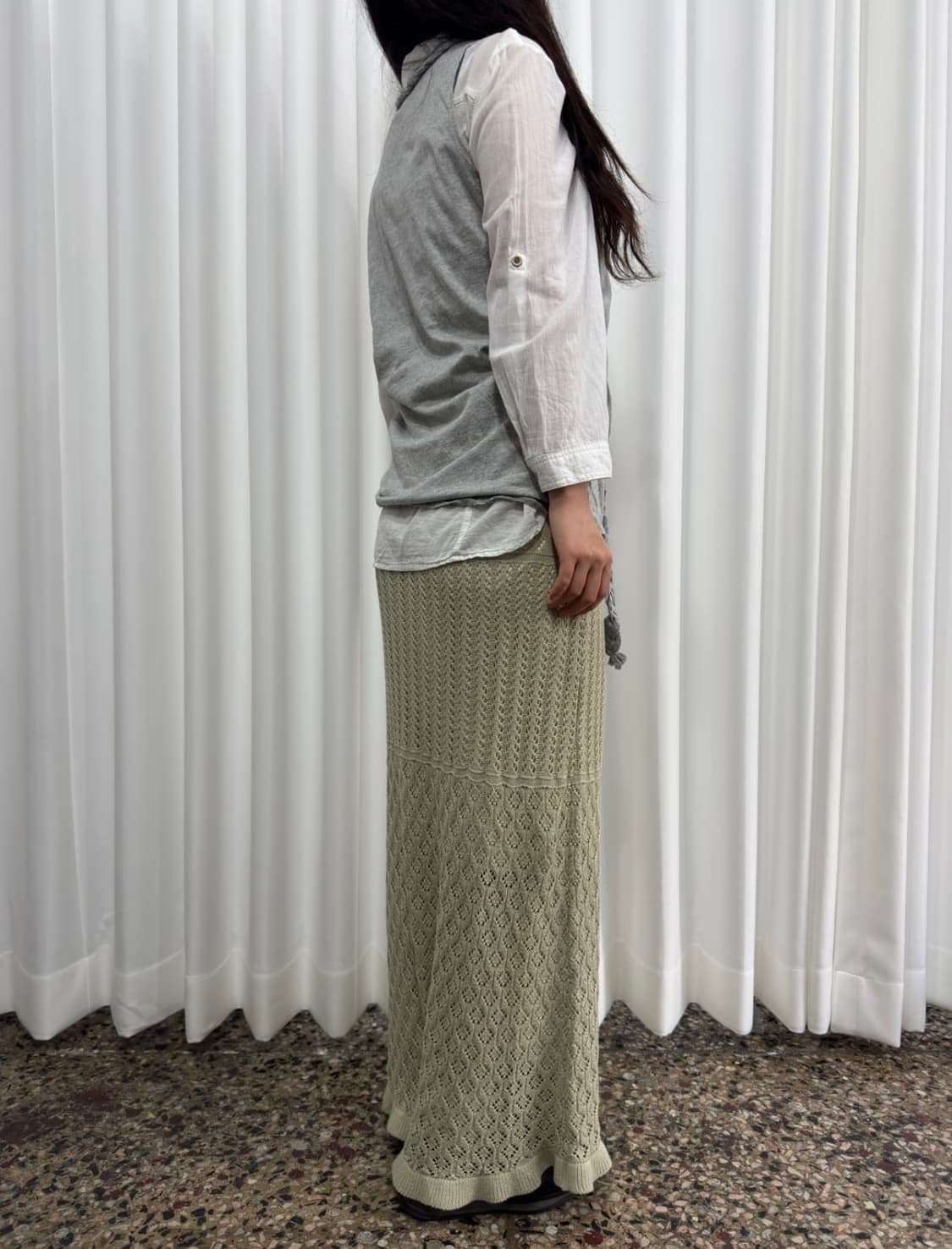 gu crochet skirt 상품이미지4