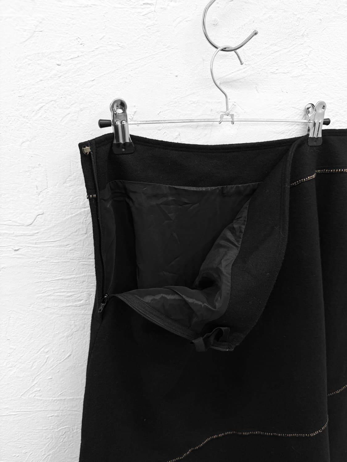 io comme io 플레어 울 스커트 상품이미지4