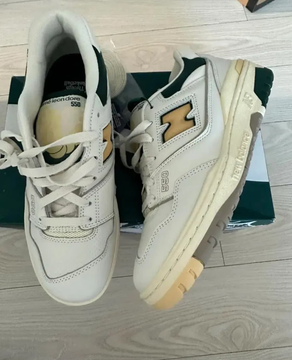 [266] 뉴발란스 에임레온도르 550 그린 옐로우 상품이미지1