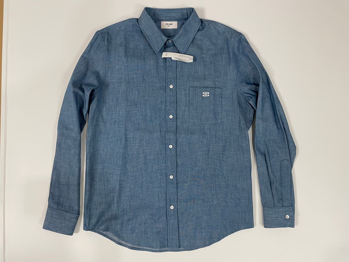 셀린느 샴브레이 셔츠 39,40,41 새상품 판매 상품이미지2