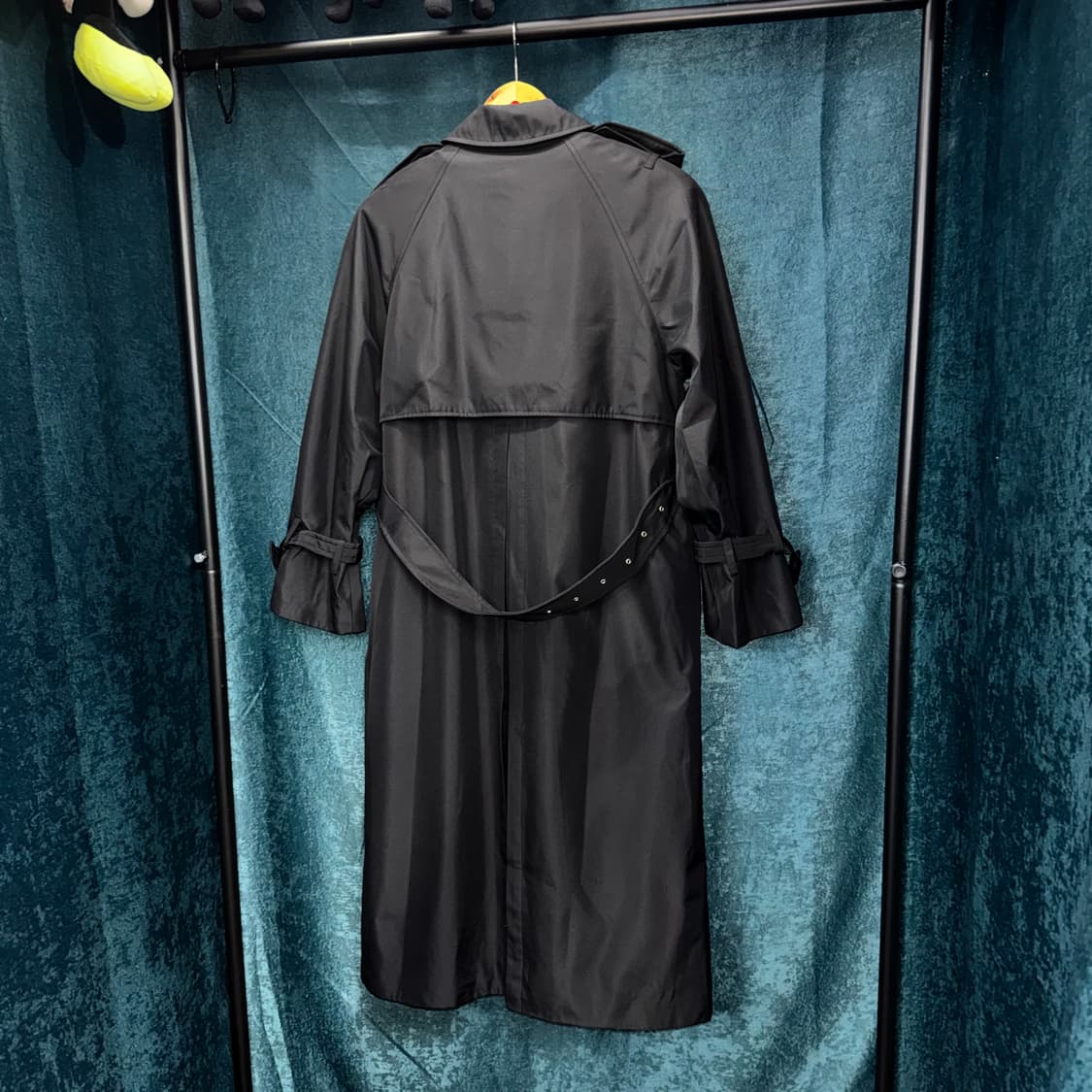 FAUNUS 블랙 롱 트렌치 코트 (L)  상품이미지4