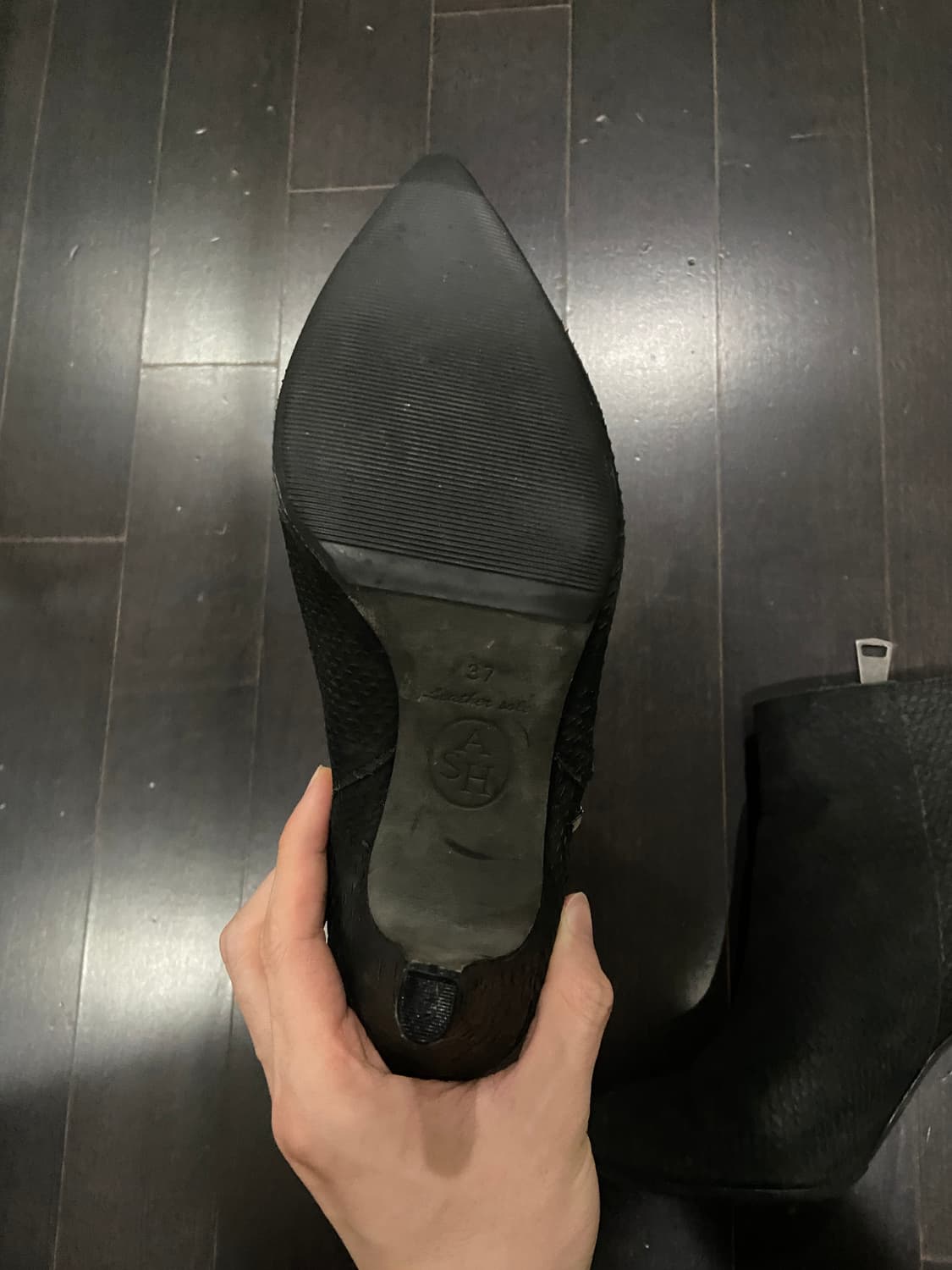 ash 파이톤 힐 앵글부츠 상품이미지5