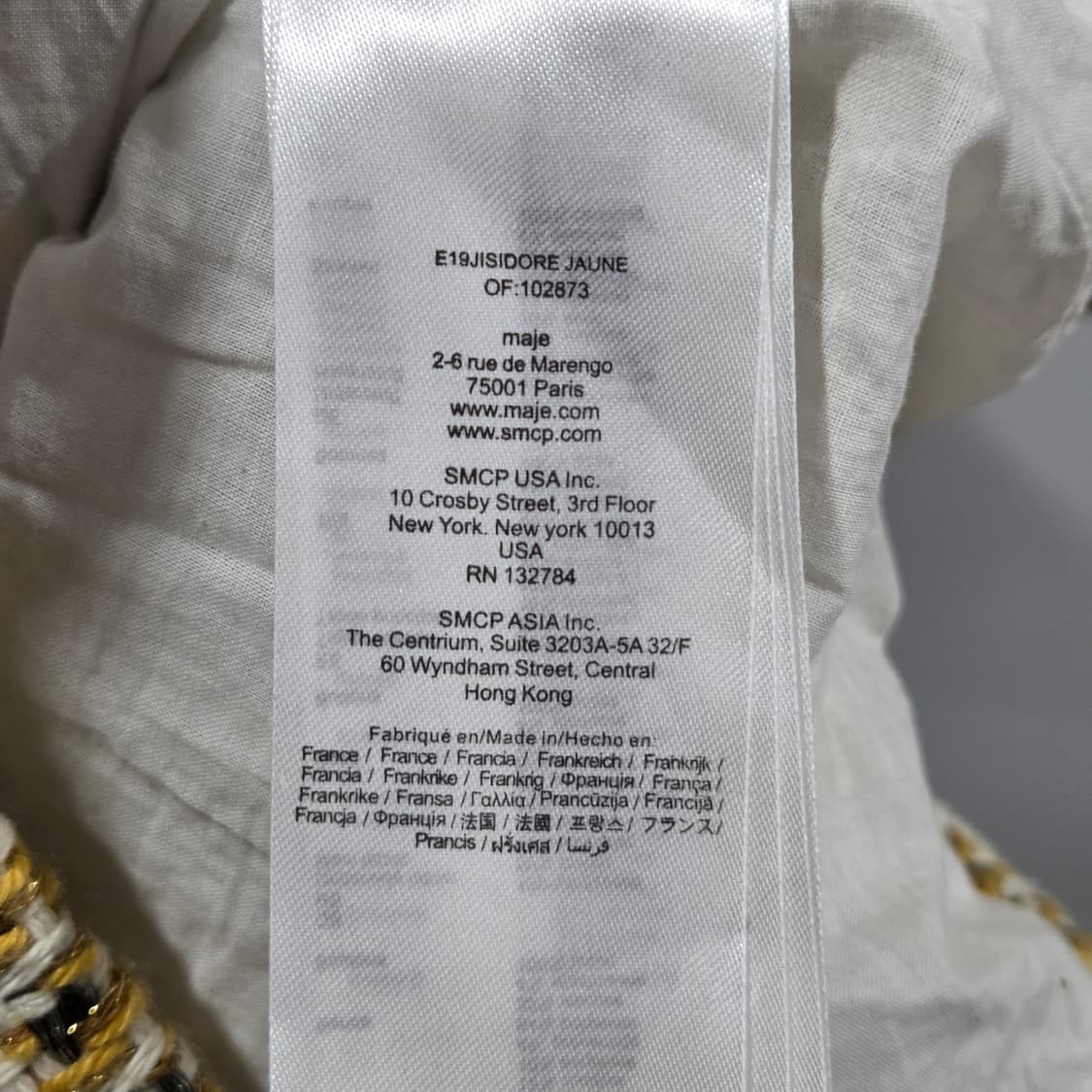 마쥬 스타일 트위드 원피스 S  상품이미지3