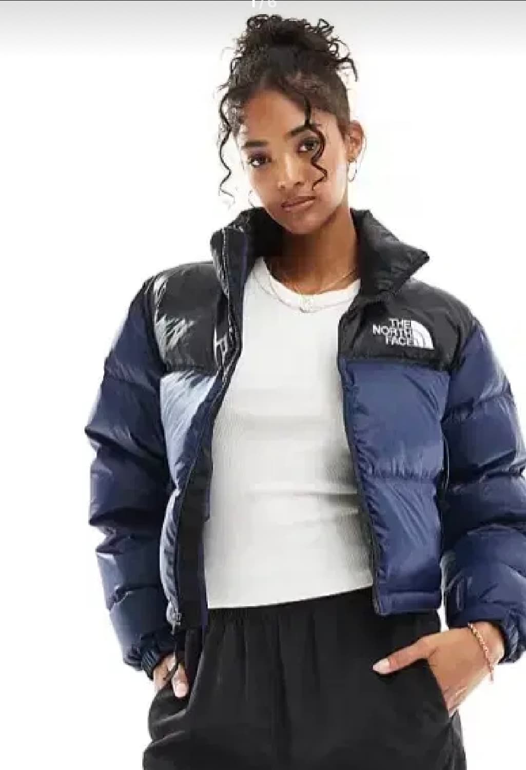 1996 노스페이스 크롭 눕시 700fill 네이비 상품이미지1