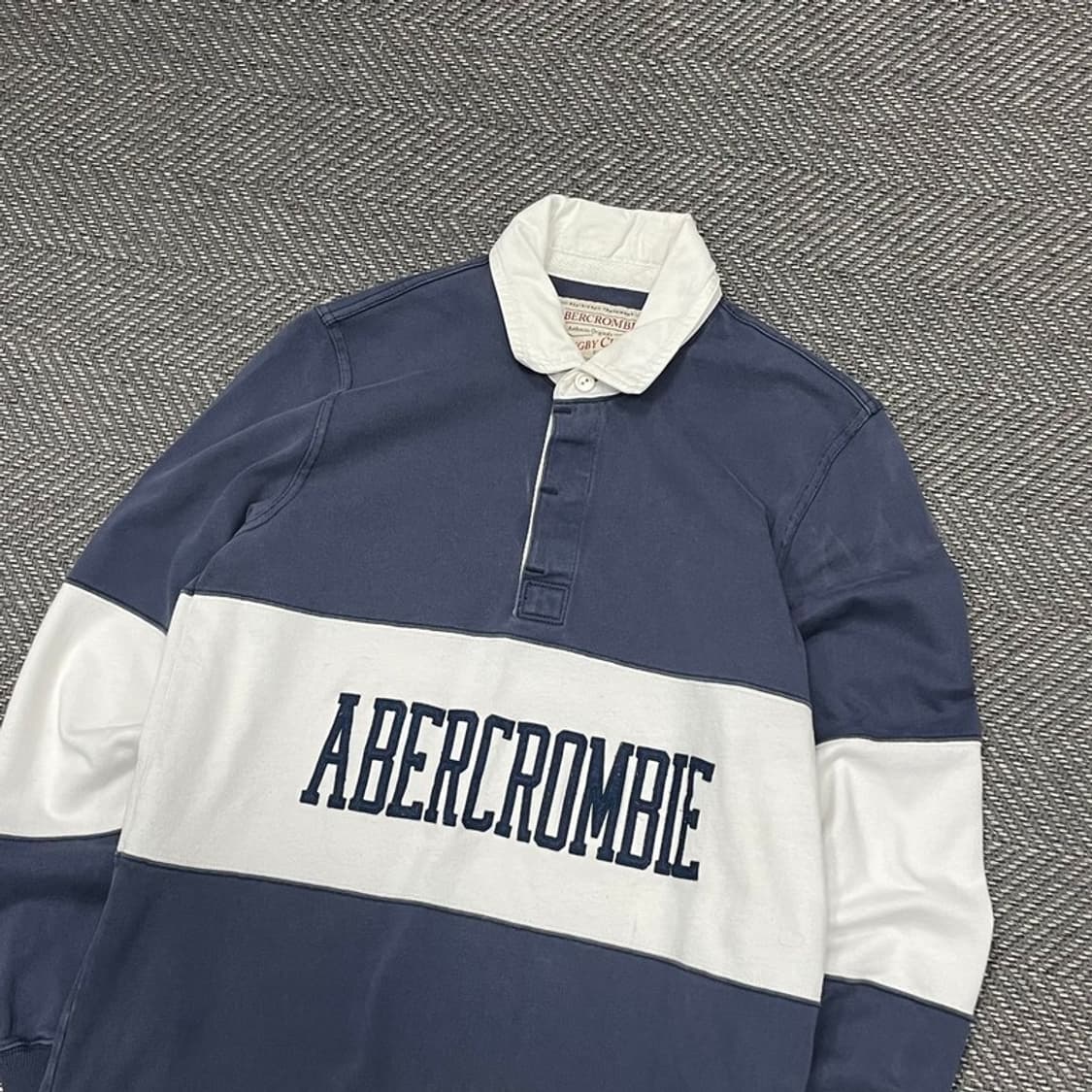 아베크롬비 로고 패치 럭비 티셔츠 v0330 상품이미지3