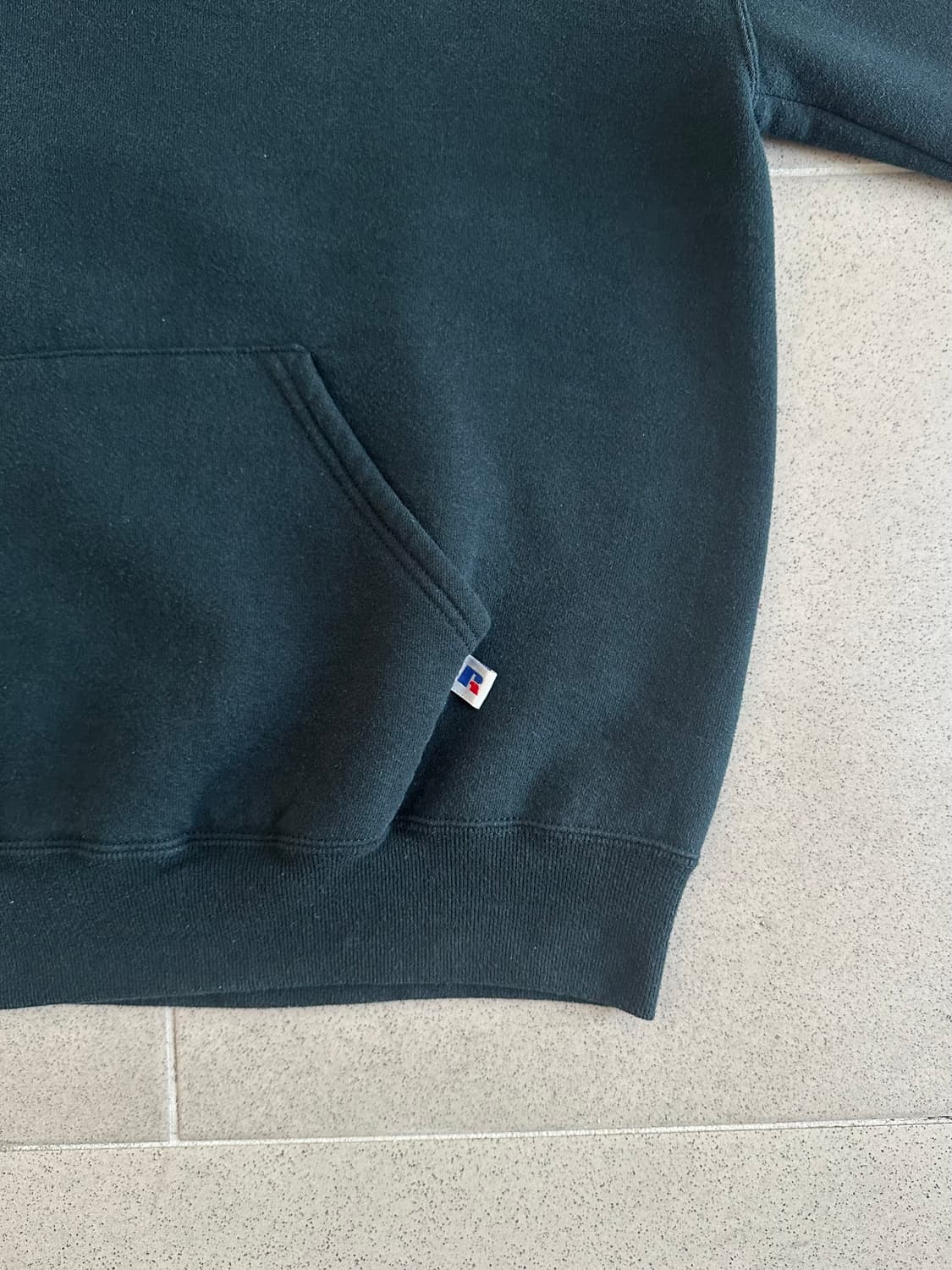 90s 빈티지 러셀 후드 블랙 L USA 상품이미지3