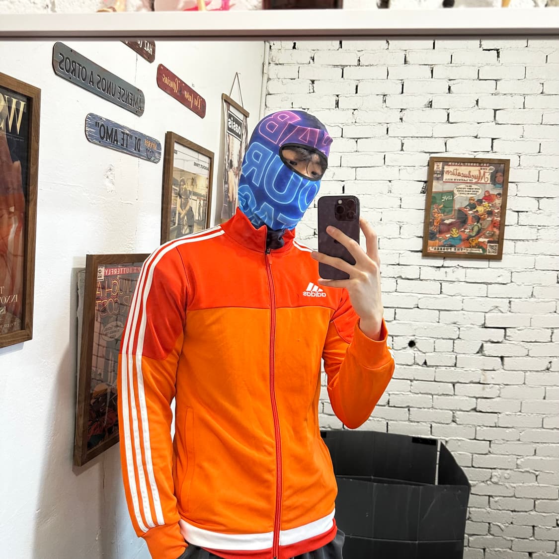 아디다스 삼선 오렌지 져지 상품이미지1