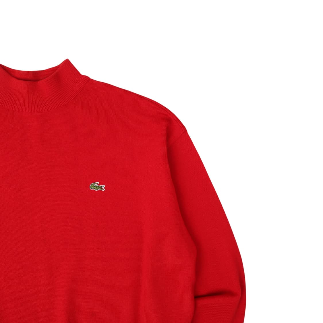 라코스테 레드 울 모크넥 니트 스웨터 상품이미지3