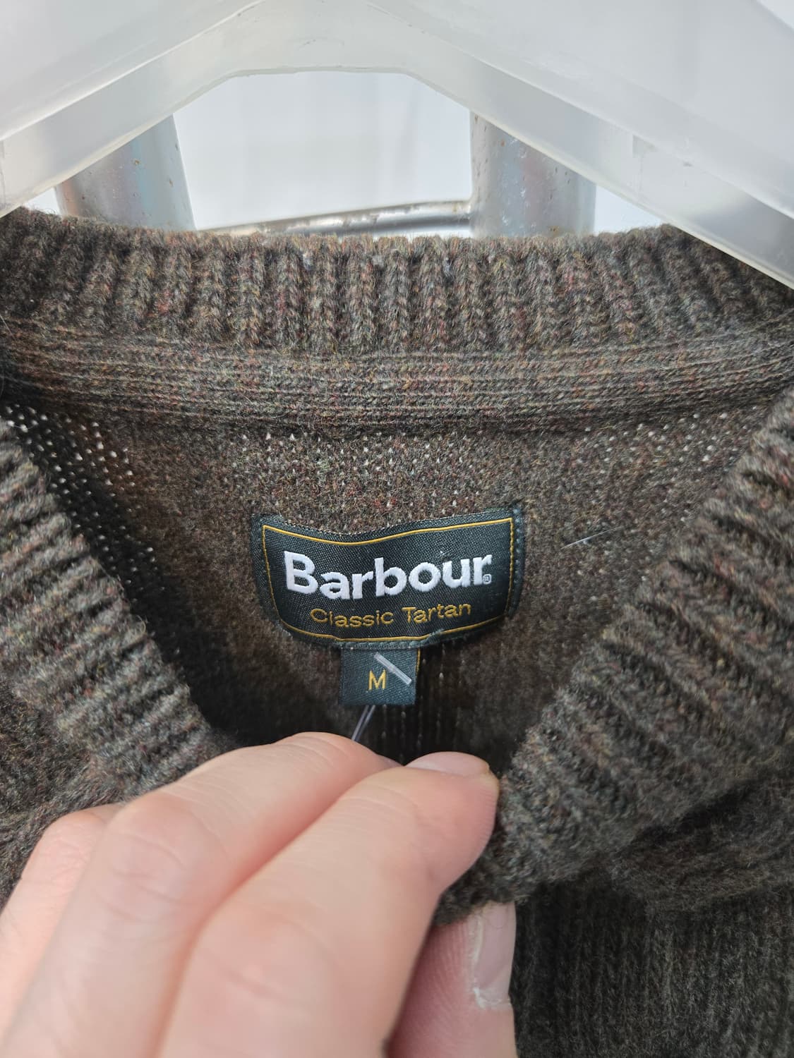  바버 꽈베기 패턴니트 상품이미지3