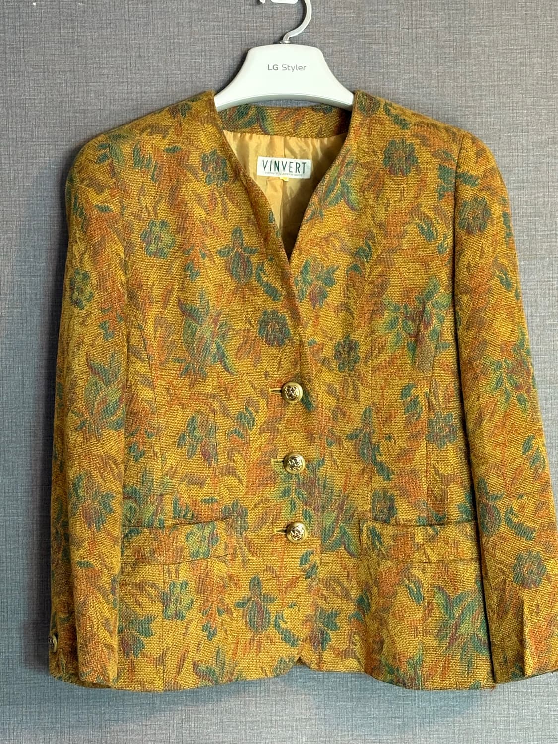 VINVERT 빈티지 꽃무늬 자켓 Japan 상품이미지1