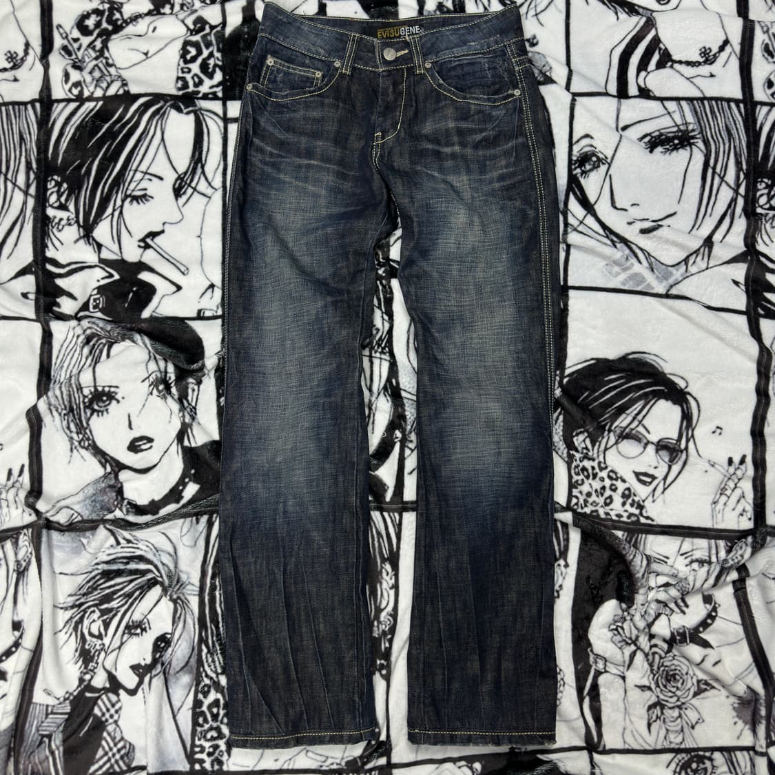 EVISU 에비수 시그니처 로고 팬츠 상품이미지3