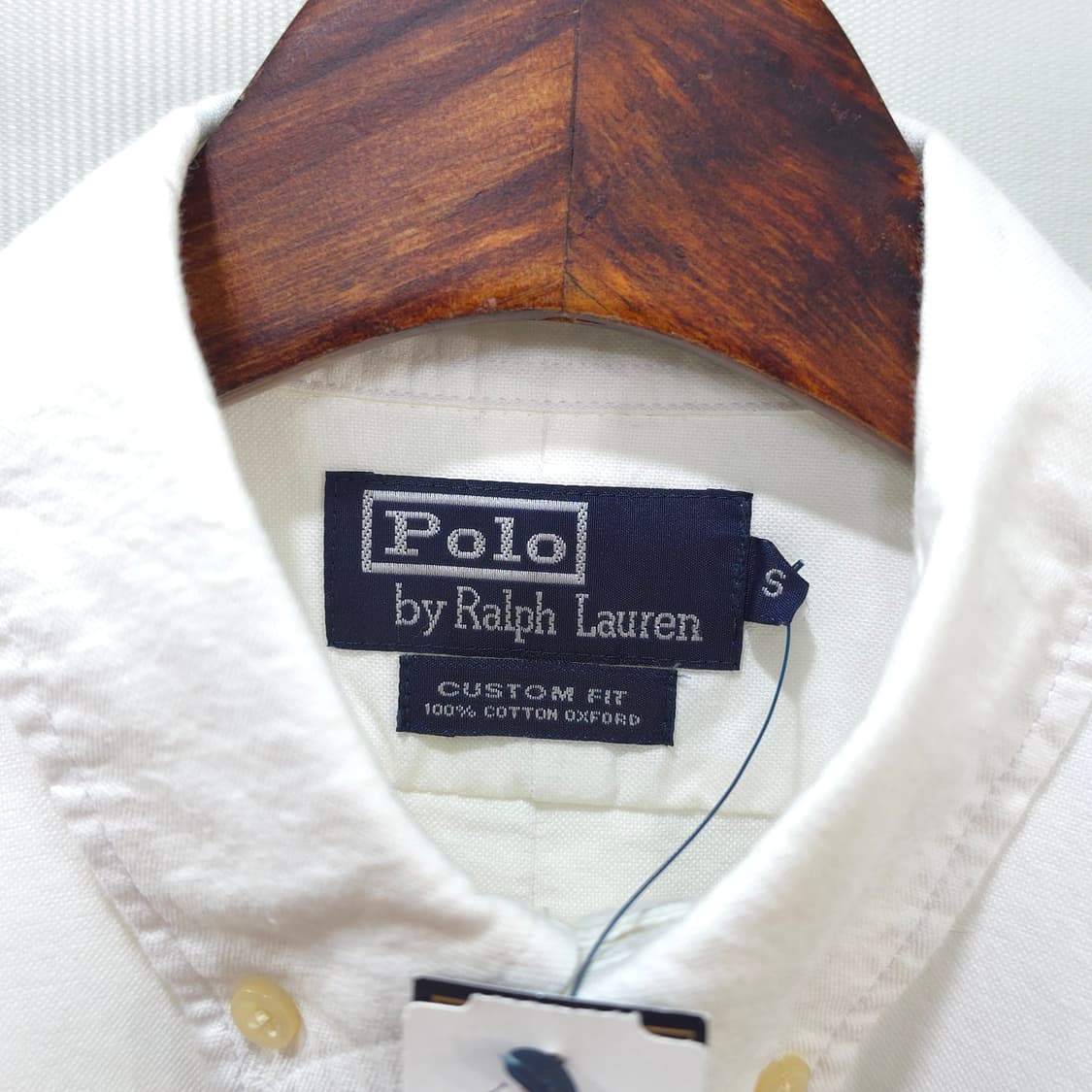 폴로 랄프로렌 화이트 옥스포드 셔츠- S 상품이미지8