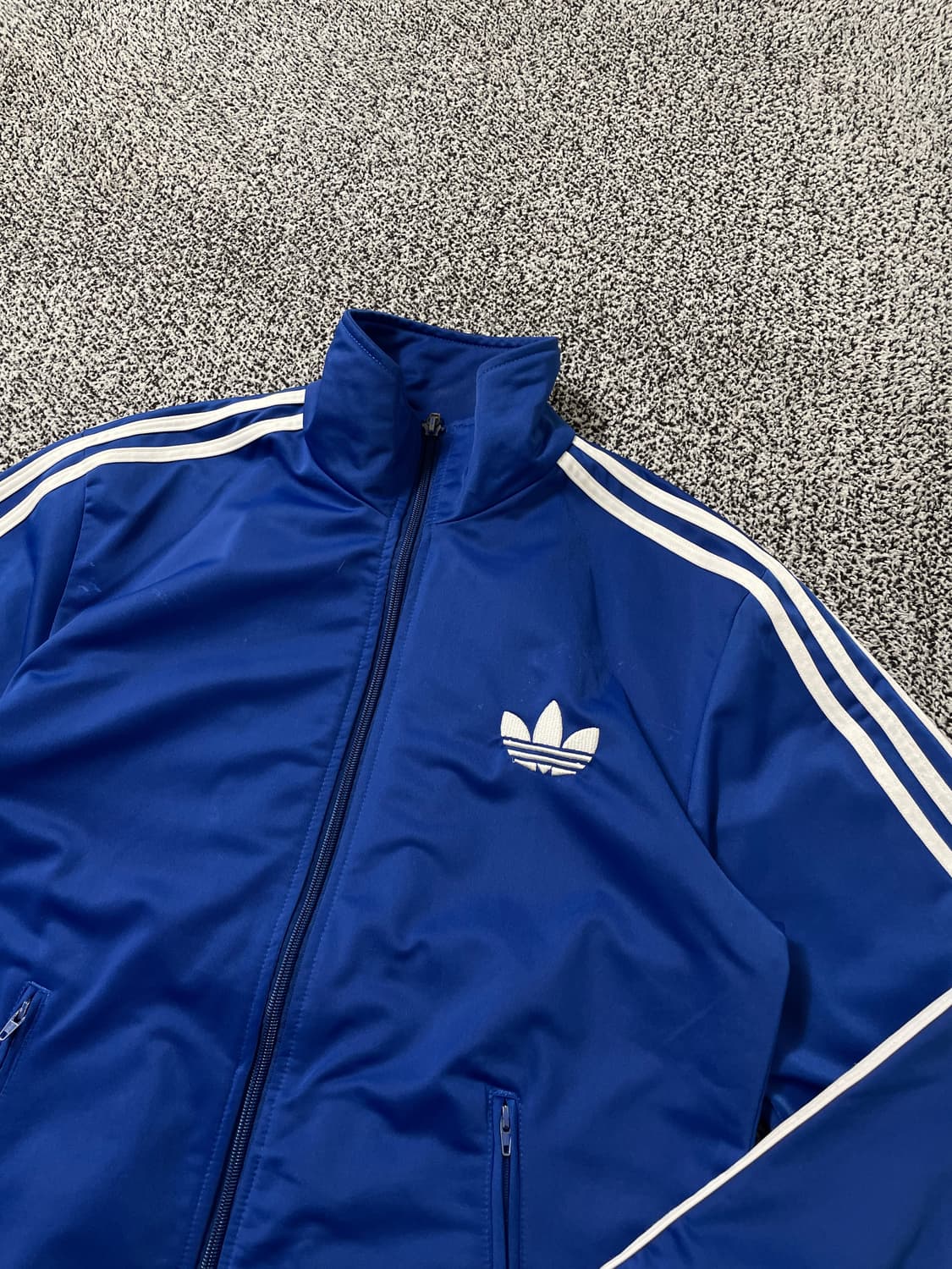 빈티지9. 아디다스 파이어버드 져지 삼선 로얄 블루 트랙탑 트레이닝 상품이미지2