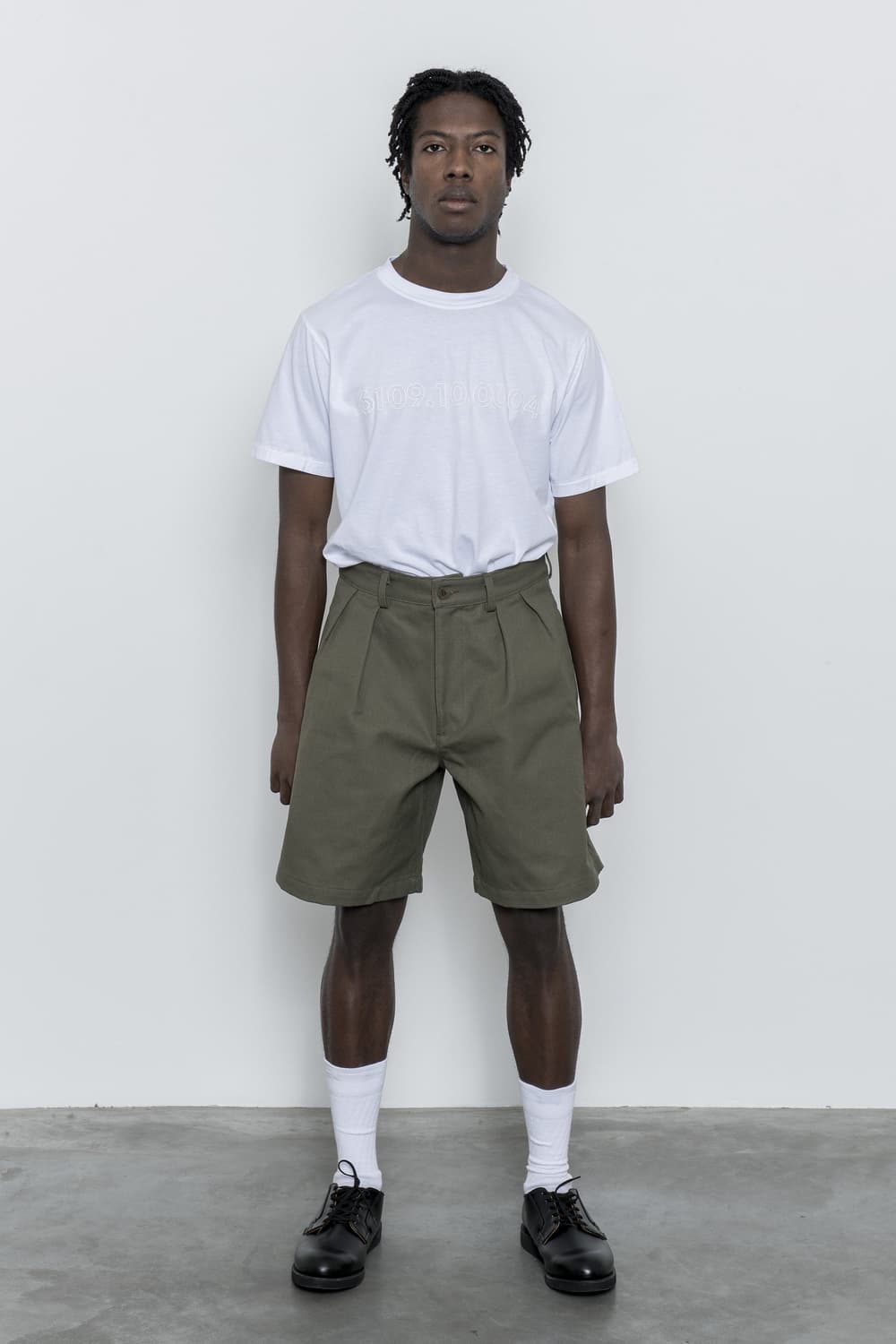 [32] PAA 더블 플리츠 쇼츠 IVORY 상품이미지7