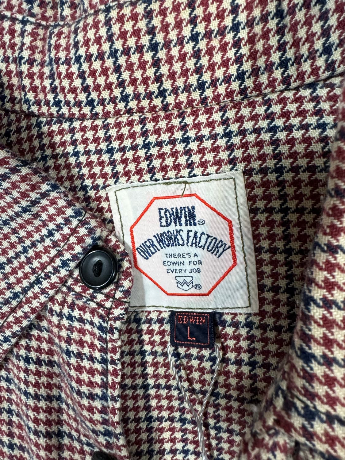 에드윈 빈티지 멀티 체크 투포켓 워크 셔츠 L 상품이미지4