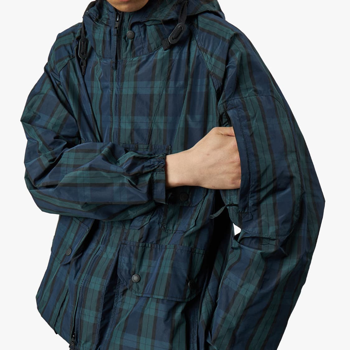 엔지니어드 가먼츠 아틀랜틱 파카 블랙워치 크러시드 태피터 상품이미지2