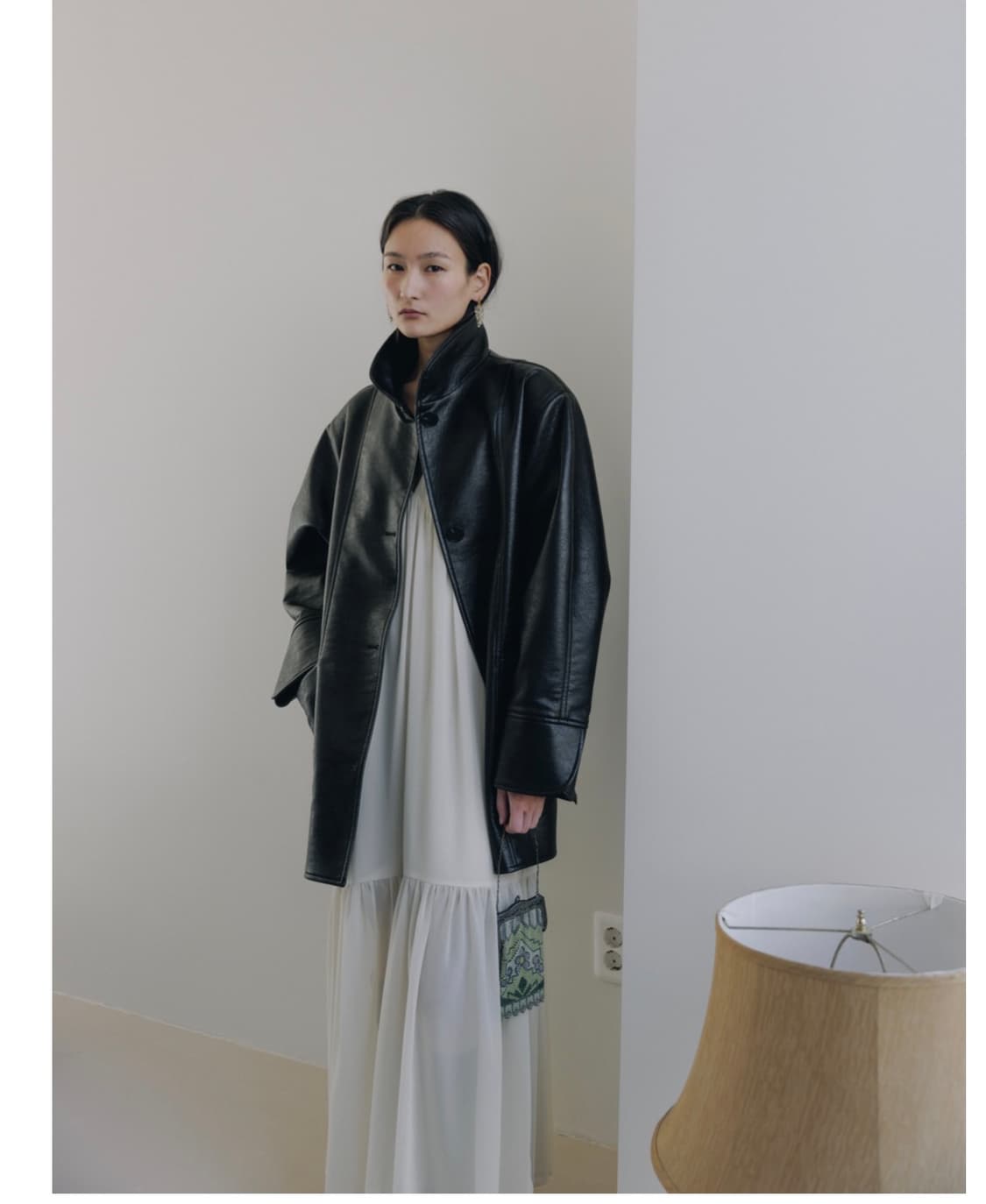 새상품) 파르벵 farven 레더 하프 자켓 VORN LEATHER 상품이미지10