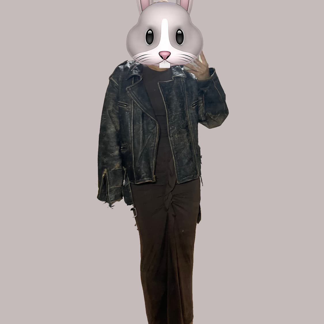 빈티지 워싱가죽 자켓 상품이미지3