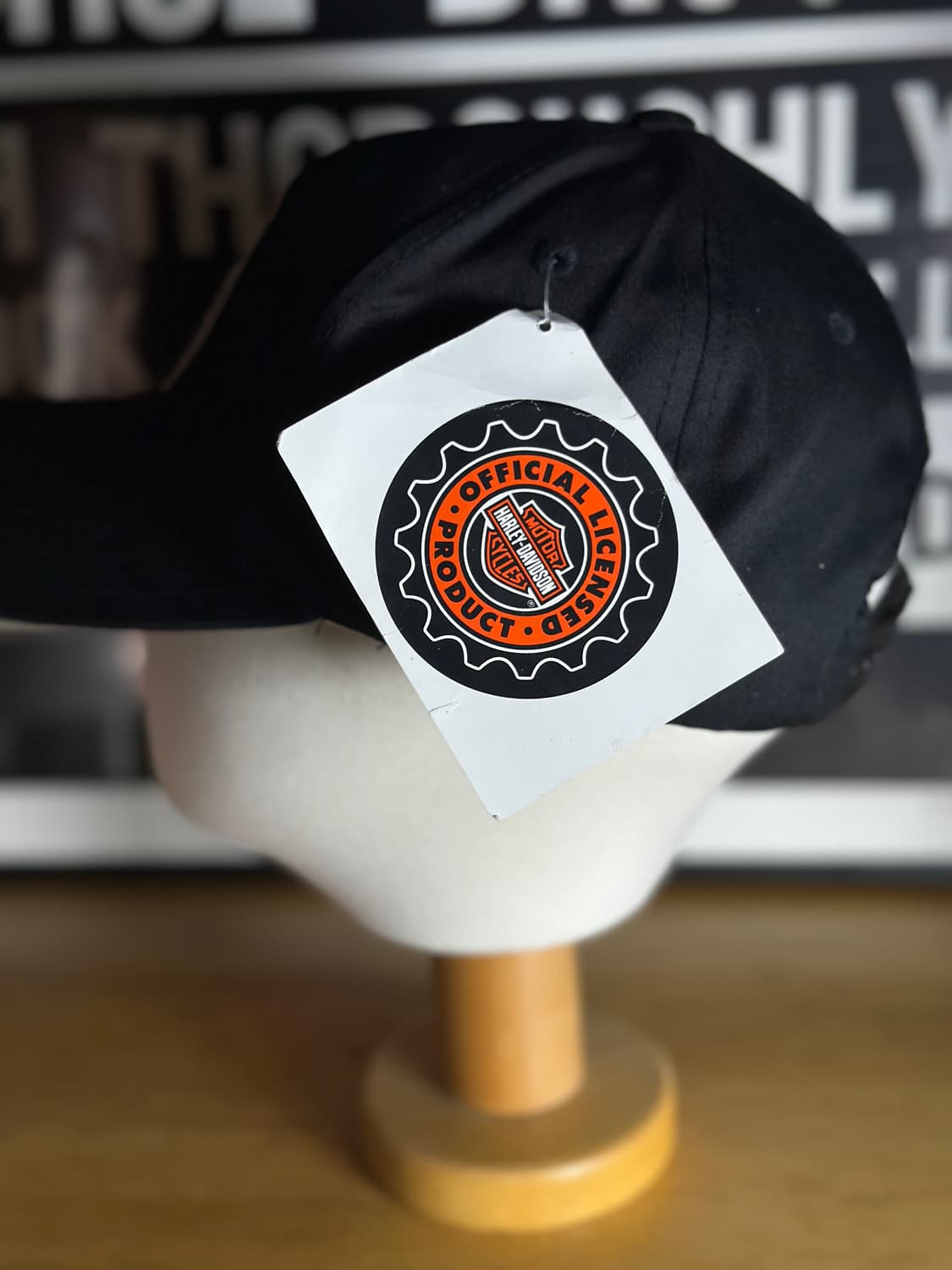 Deadstock) 90S Harley Davidson 빈티지 모자 상품이미지3