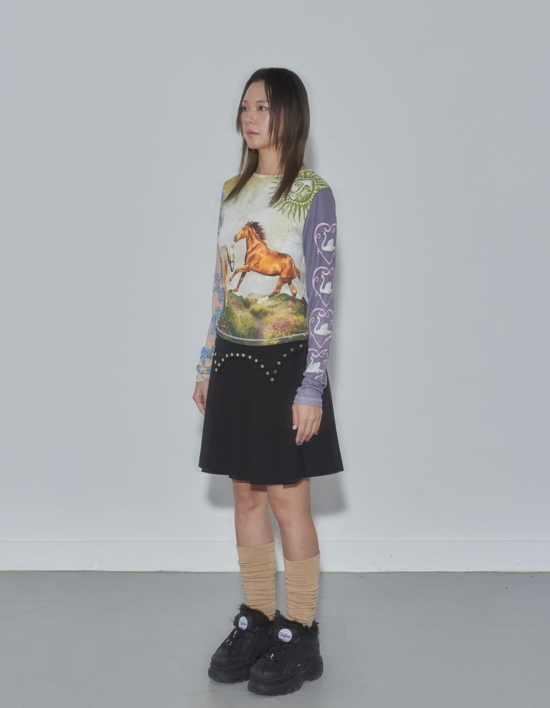 MEDIA(82) 미디어82 Horse Graphic Tee 상품이미지4