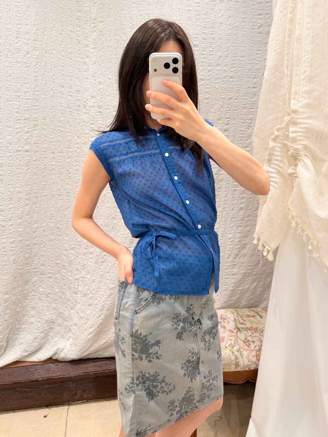 cobalt grace blouse 상품이미지1