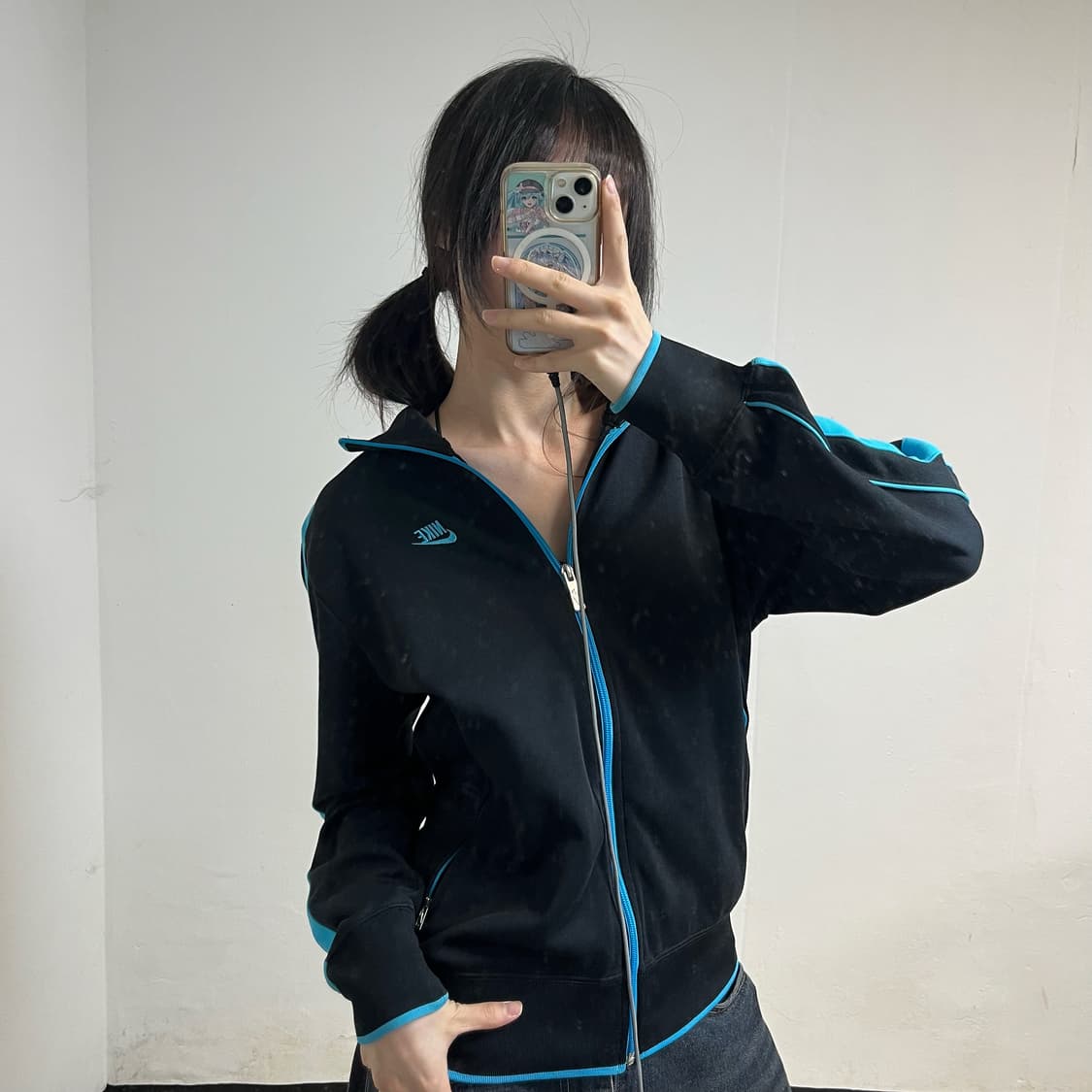 Nike Black Mint Track Jacket 상품이미지2