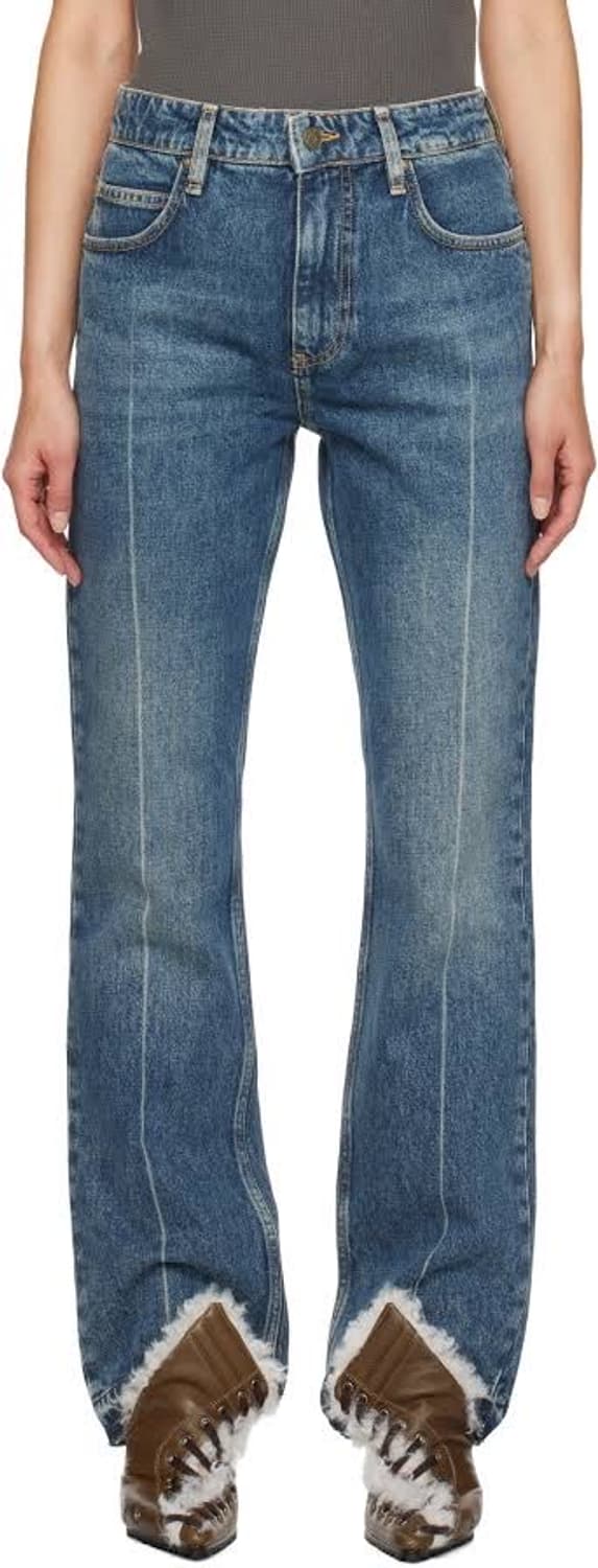 Guess USA 미드라이즈 플레어 데님 팬츠 30 상품이미지10