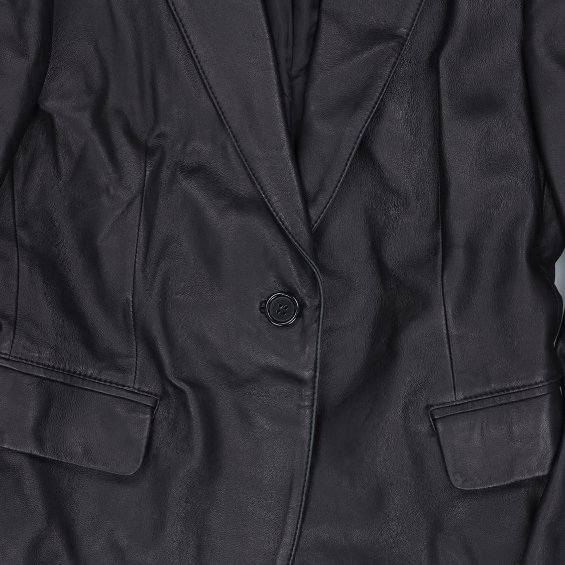 66 이신우 여성 레더 블레이저자켓 0310H1 상품이미지4