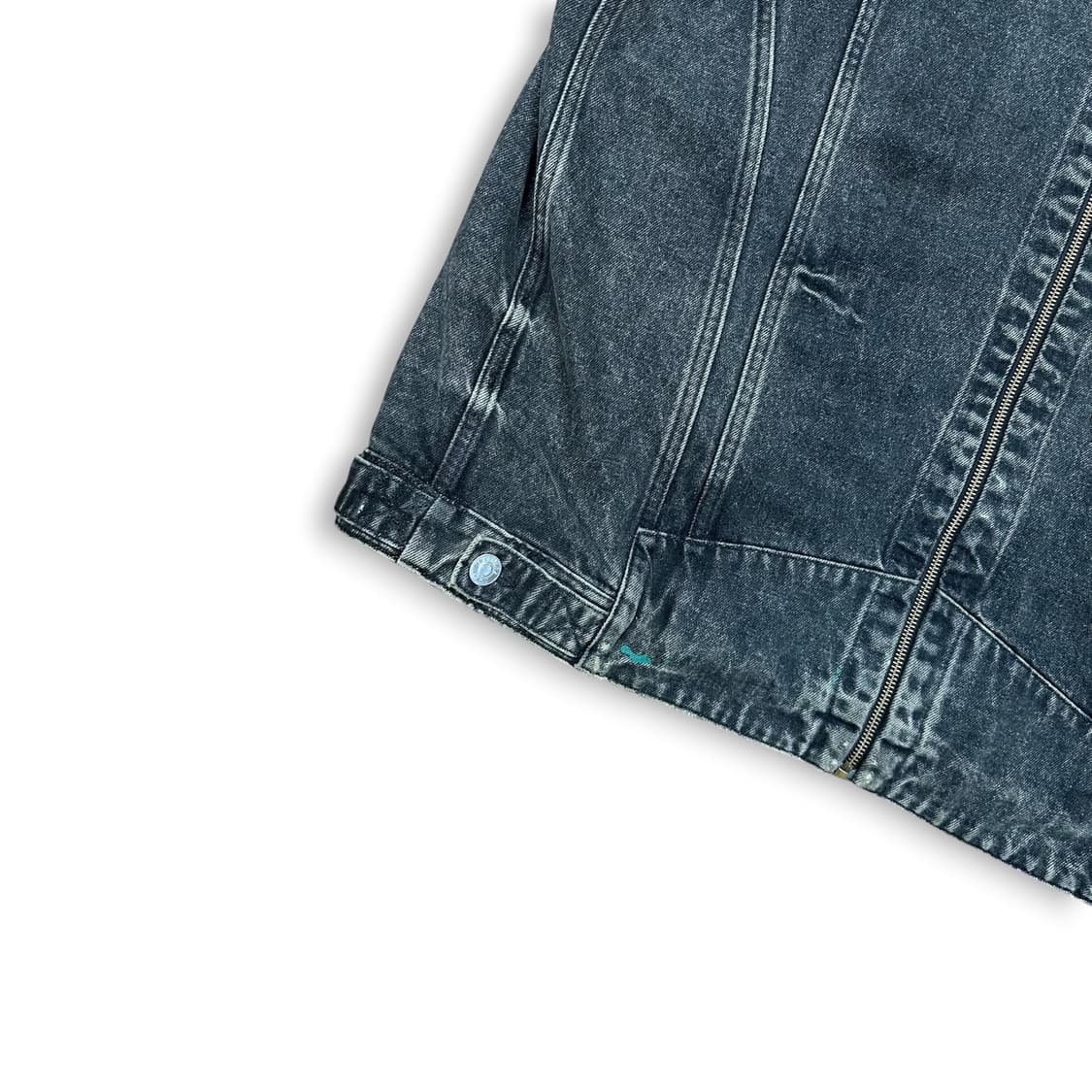 마틴로즈 언피니시드 에지 데님 베스트 상품이미지3