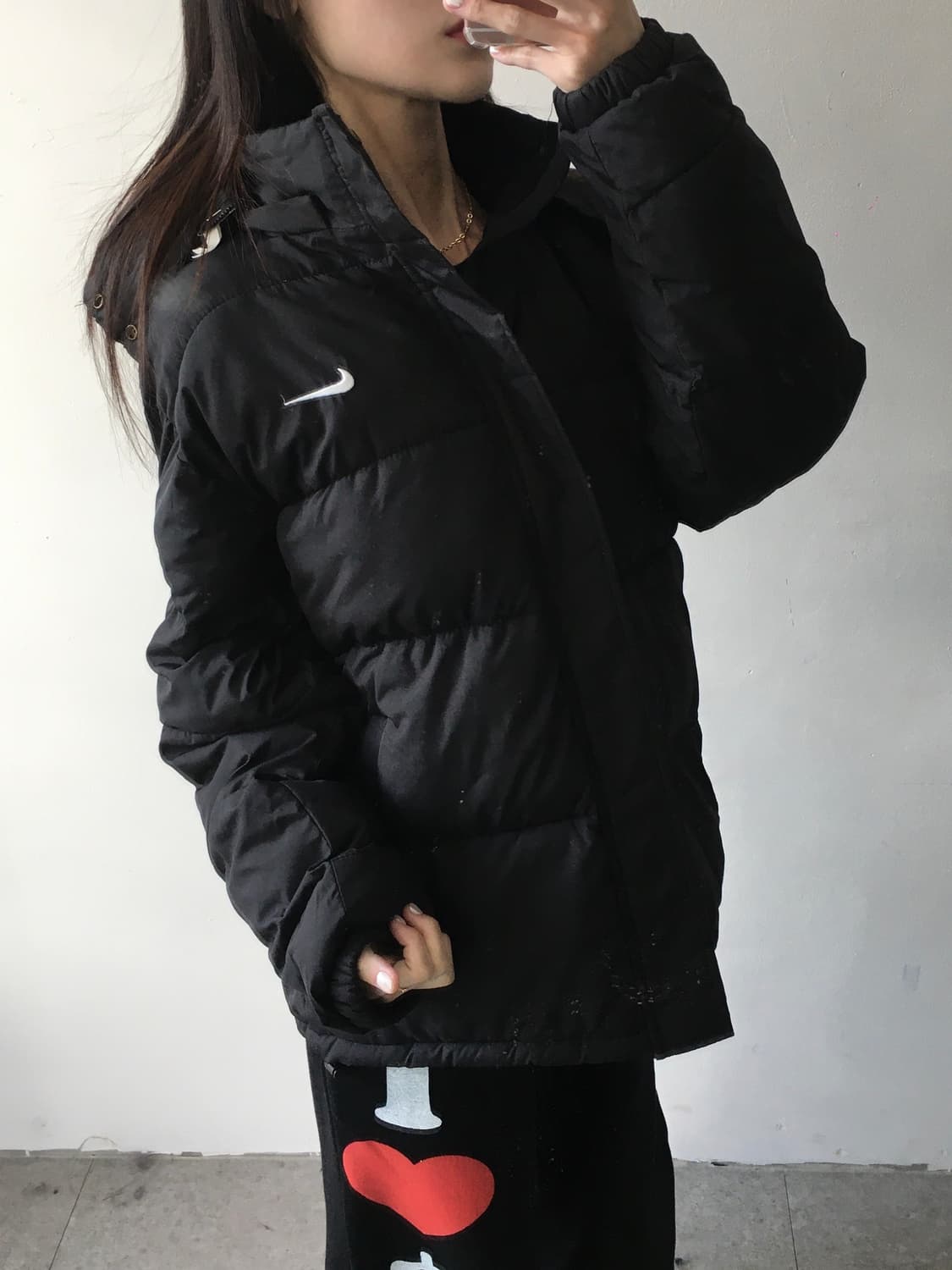 나이키 가슴로고 패딩자켓 상품이미지2