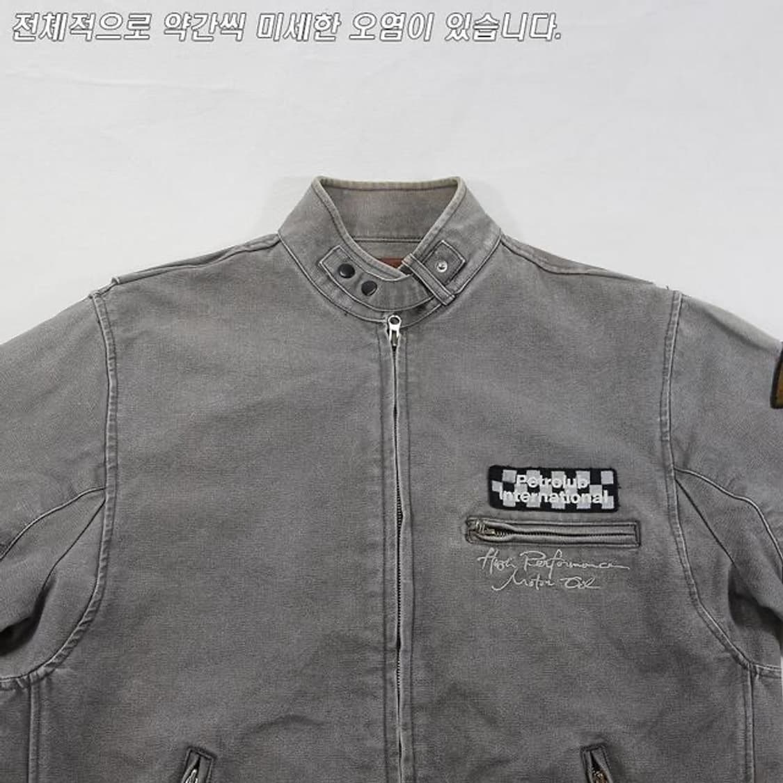 (착용컷) 싱글 라이더 자켓 (남성용 L) 상품이미지4