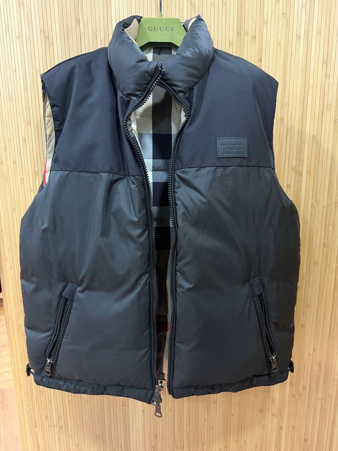 버버리 리버시블 패딩 베스트 m 상품이미지3