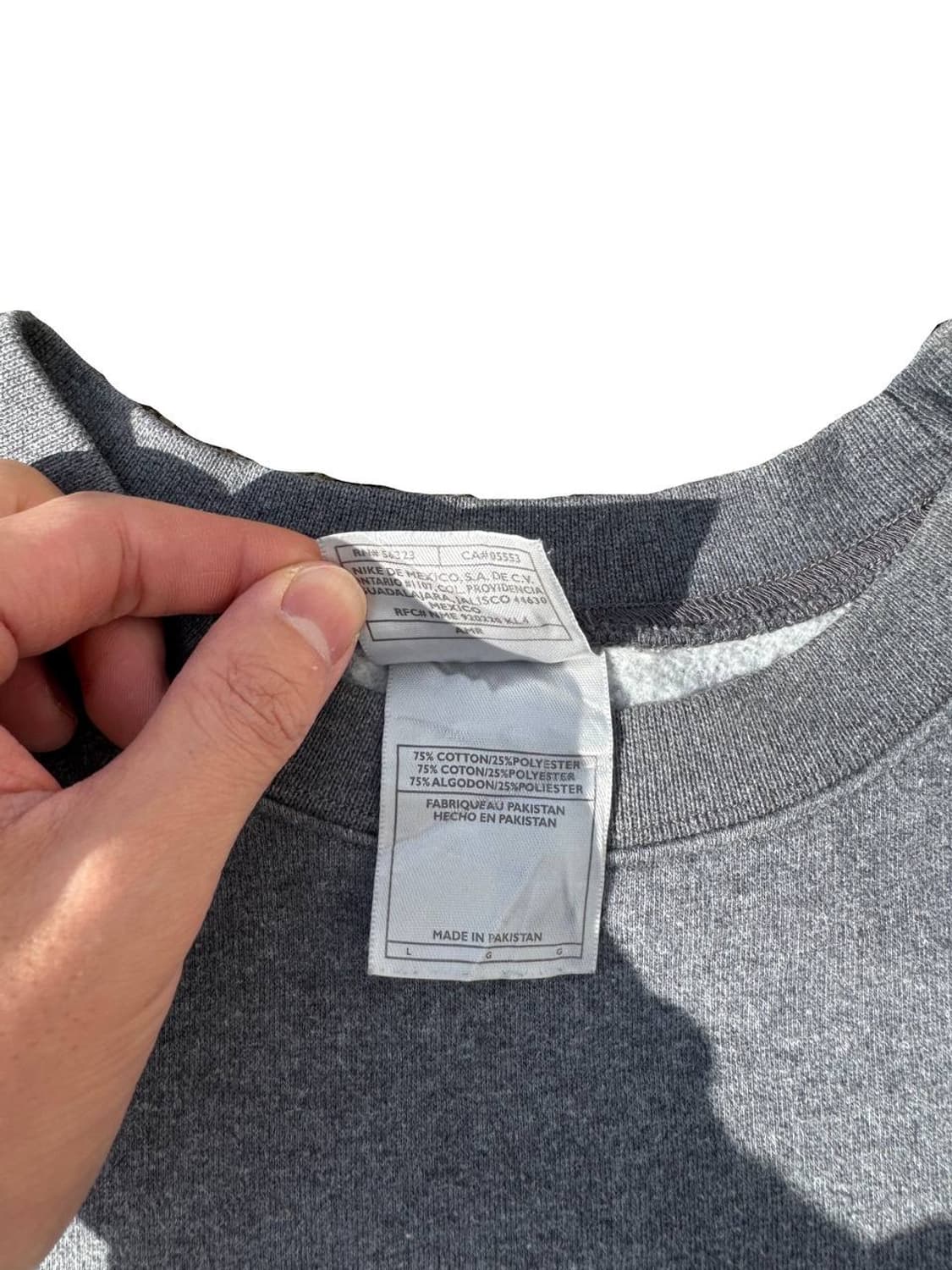 Mid 00s Nike gray tag sweatshirts 상품이미지4